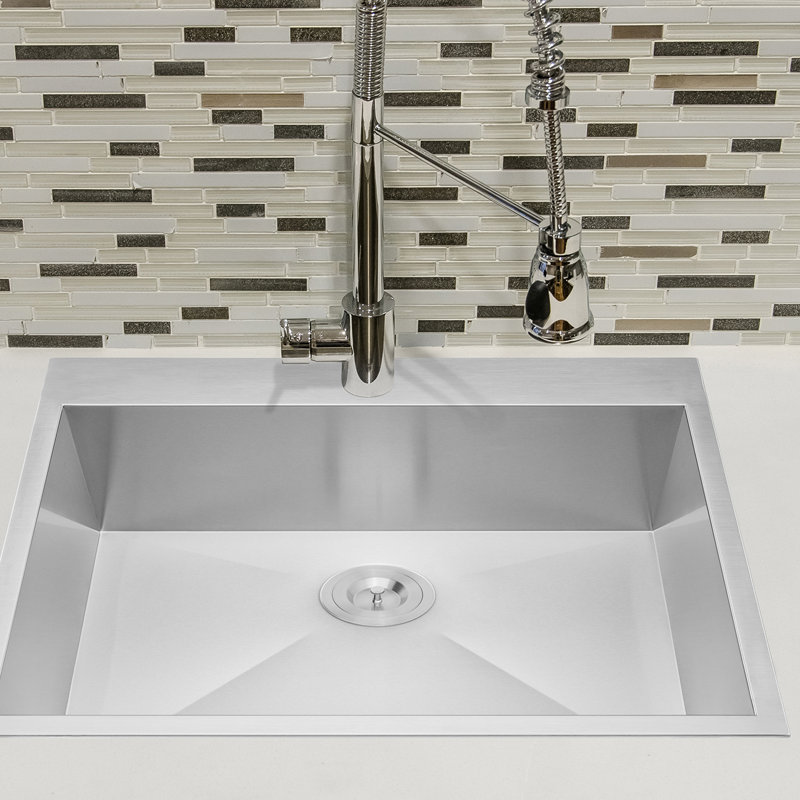 AKDY 25" x 22" DropIn Kitchen Sink & Reviews Wayfair